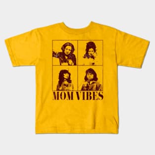 Vintage 70's Mom Vibes Mother's Day Kids T-Shirt